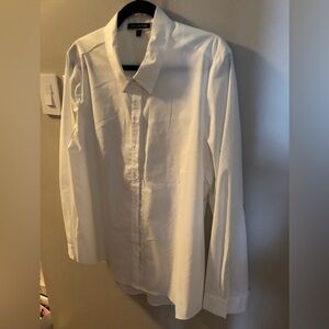 Melanie Lynn Classic White Ladies Blouse in Size 16